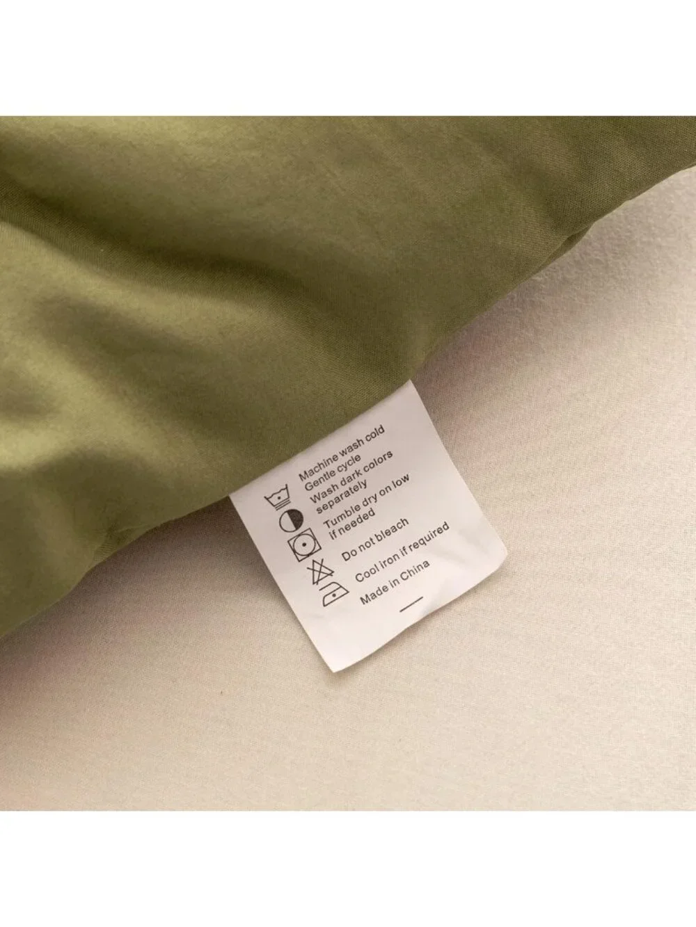 Olive Green Queen Comforter Set - 3pc Boho Bedding, Lightweight All-Season Quilt
